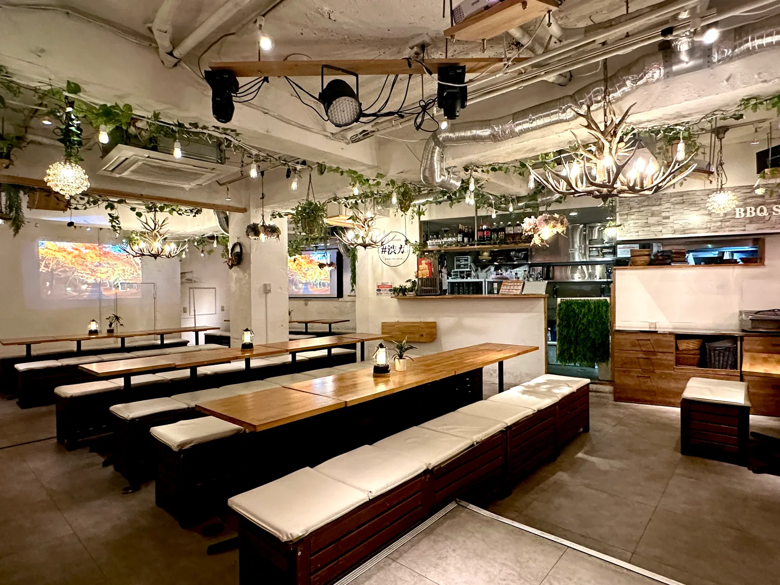 渋谷ガーデンパティオ 貸切フロア内観