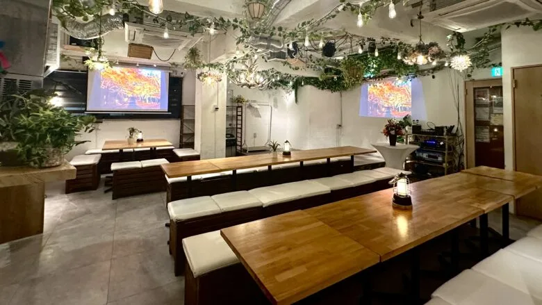 〈渋谷×イベント会場〉渋谷ガーデンパティオ　夜内観２