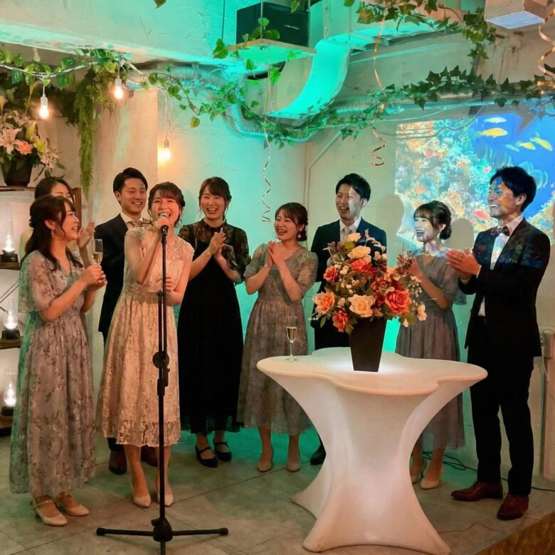 渋谷×貸切×追いコン　ステージマイク