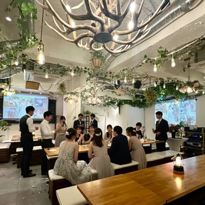 渋谷×貸切×新年会「渋谷ガーデンパティオ」客入り内観