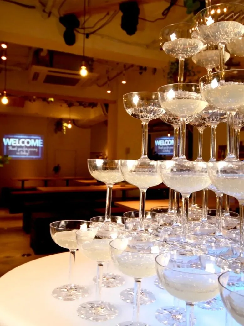 渋谷 貸切パーティー会場 ガーデンパティオの店内