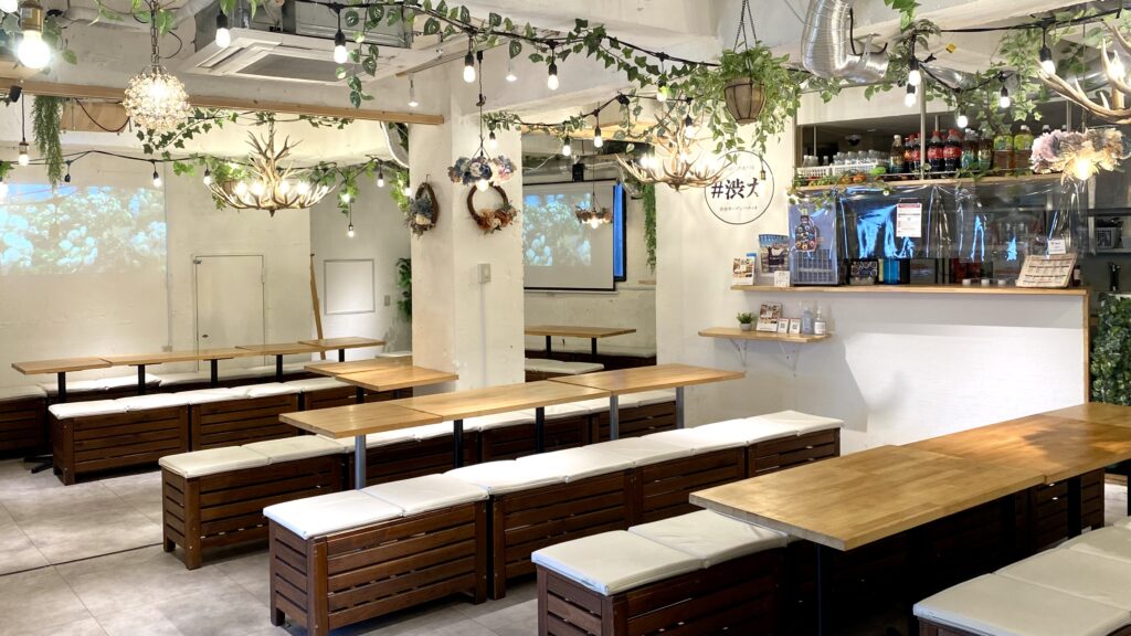 「渋谷ガーデンパティオ」では、貸切追いコンに嬉しい無料特典も多数ご用意しております!20人.30人.40人までご利用可能です!