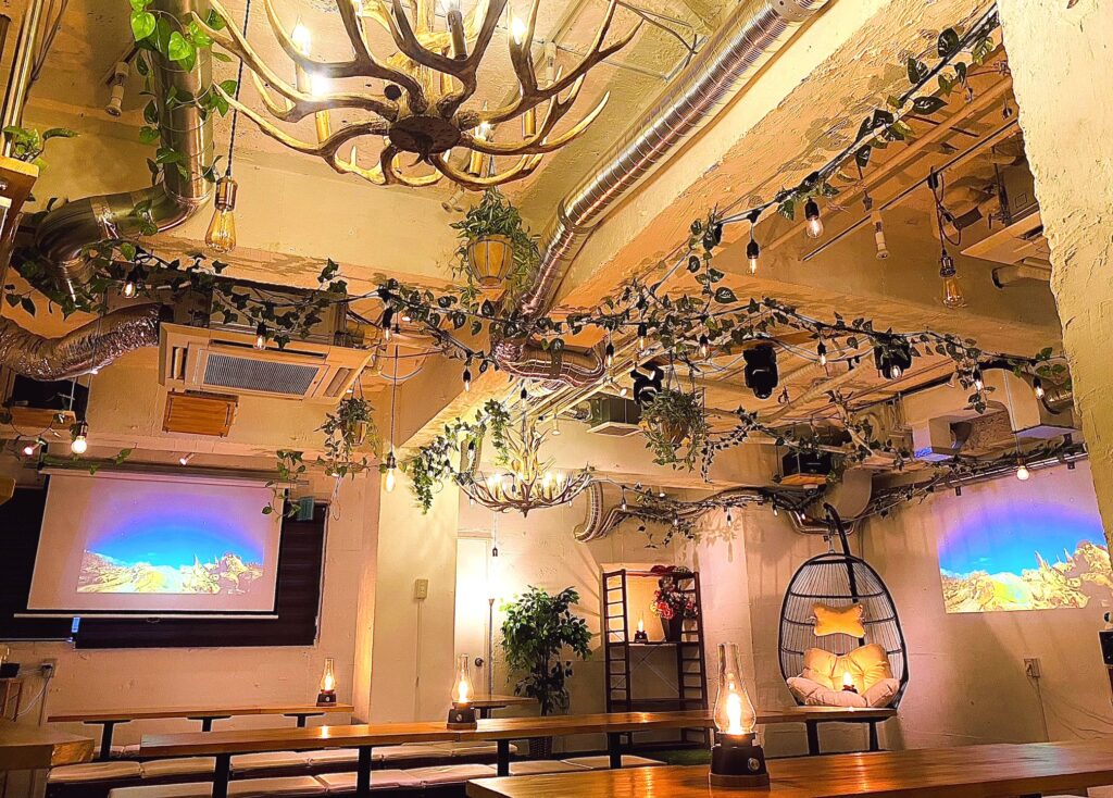 渋谷ガーデンパティオは、貸切に特化したおしゃれ居酒屋です！
20人・３0人・40人～最大100人など大人数貸切パーティーはお任せください！